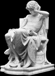 statue of a young Aristotle
